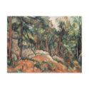 Paul Cezanne - In The Woods postcards