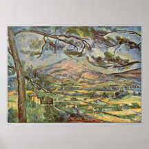 Paul Cezanne - Mont Sainte-Victoire Poster