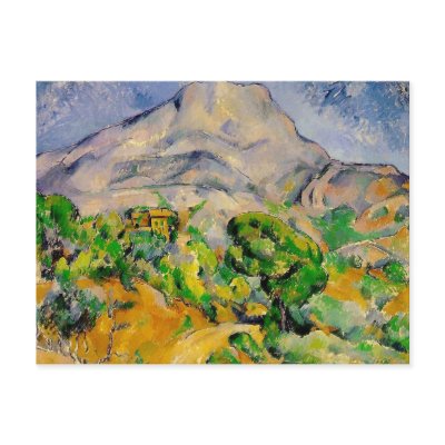 Paul Cezanne Mugs, Totes, Magnets, Cards Post Cards by vintagegiftmall