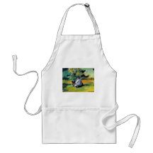 Paul Cezanne - Painter at Work Aprons