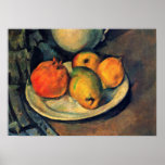 Paul Cezanne - Pomegranate and Pears Still Life posters