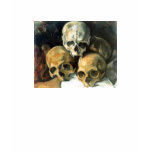 Paul Cézanne, Pyramid  of Skulls 1901 fine art t-shirts