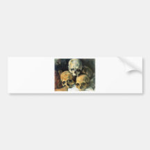 Paul Cézanne - Pyramid of Skulls Bumper Sticker