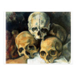 Paul Cézanne - Pyramid of Skulls Postcard