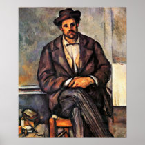 Paul Cezanne - Sitting Bauer Poster