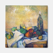 Paul Cezanne - Still life Rum Refrigerator Magnet