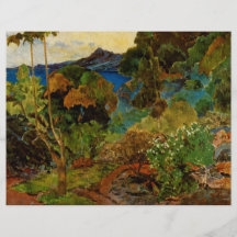 Paul Gauguin's Martinique Landscape (1887) Personalized Flyer