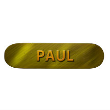 paul gold custom skateboard deck by mantisgraffix