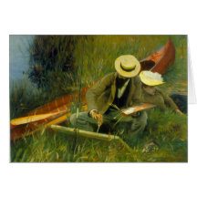 Paul Helieu by John Singer Sargent Cards
