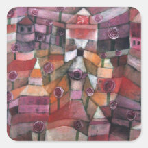 Paul Klee Art Square Sticker
