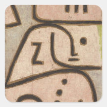 Paul Klee Art Square Sticker