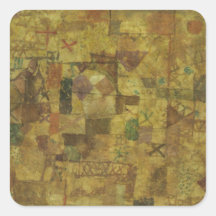 Paul Klee Art Square Stickers