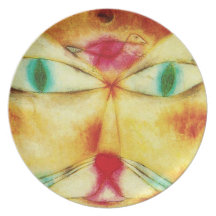 Paul Klee Cat and Bird Plate