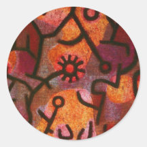 Paul Klee Flora di Roccia Stickers