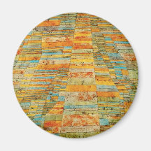 Paul Klee Highways and Byways Fridge Magnets