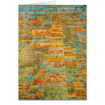 Paul Klee Highways and Byways Note Card