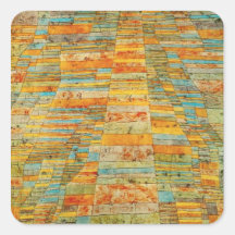 Paul Klee Highways and Byways Stickers