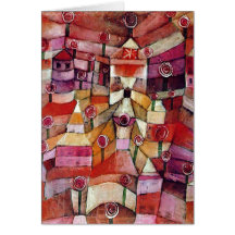 Paul Klee - Rose Garden Greeting Card
