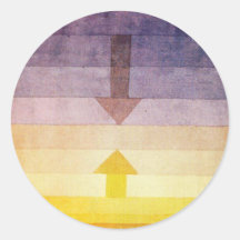 Paul Klee Separation in the Evening Stickers