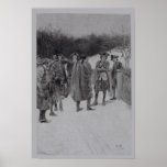 Paul Revere Bringing News to Sullivan Poster