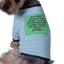 paul ryan quote pet tee