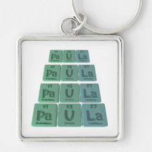 Paula as Protactinium Key Chain