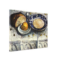 Paula Modersohn-Becker - Breakfast buffet Gallery Wrap Canvas
