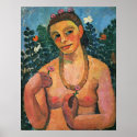 Paula Modersohn-Becker - Sefl Portrait Nude 1906 posters