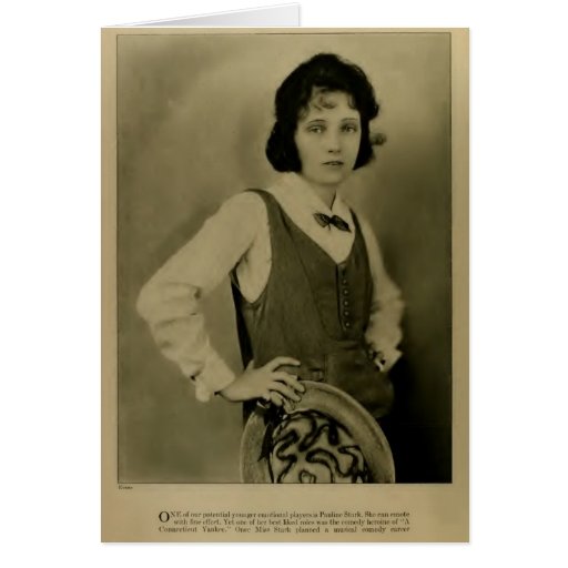 Pauline Starke 1922 vintage portrait Card