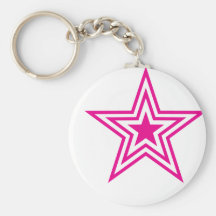 Pauly Star-Pink Key Chain