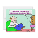 pause technical difficulties tv personalized announcements