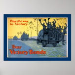 Pave The Way To Victory (border) Print