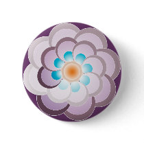 Pavo real lila. Button