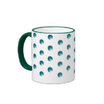 Pavo real verde. Mug