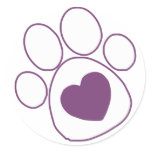 Paw & Heart Sticker