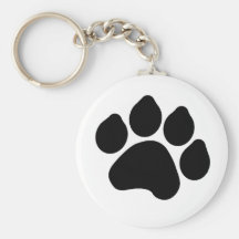 Paw Print Keychain