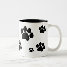 Paw Print Mug