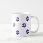 Paw Print Mug Blue