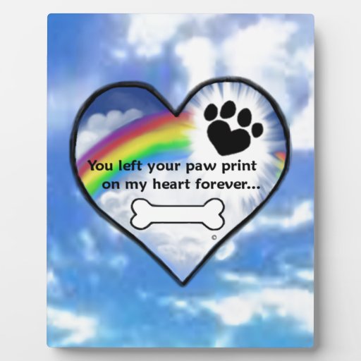 Paw Print On My Heart | Zazzle