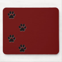 Paw print products mousepads
