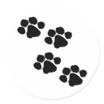 Paw Prints stickers