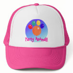 Paw-shaped balloon bouquet_Party Animal cap hats