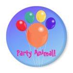 Paw-shaped balloon bouquet_Party Animal magnet