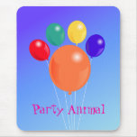Paw-shaped balloon bouquet_Party Animal Mousepad