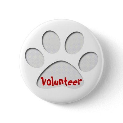 paw, Volunteer Pins by lissame73