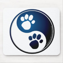 Paw Ying Yang Mouse Mat