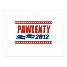 PAWLENTY 2012 SIGN POSTCARDS