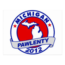 Pawlenty - michigan postcard