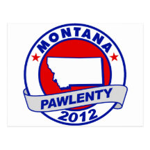 Pawlenty - montana post card