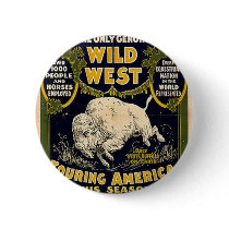 Pawnee Bill Shows Wild West Pinback Buttons